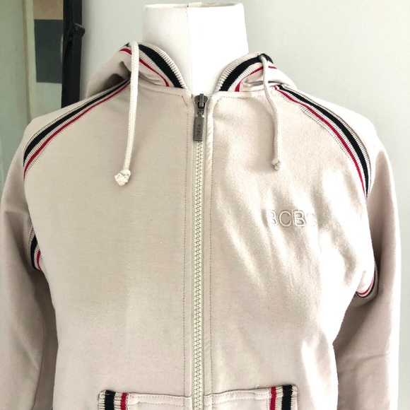 BCBG Sport Stripe Hoodie Large NWT - Picture 3 of 14